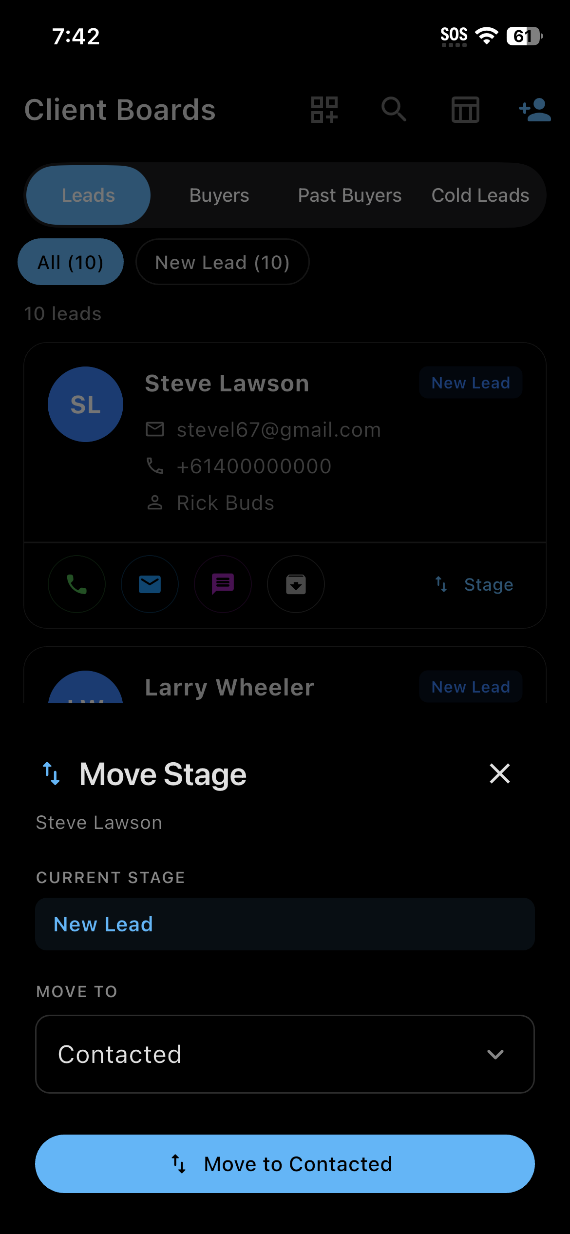 Client Boards Lead Pipeline