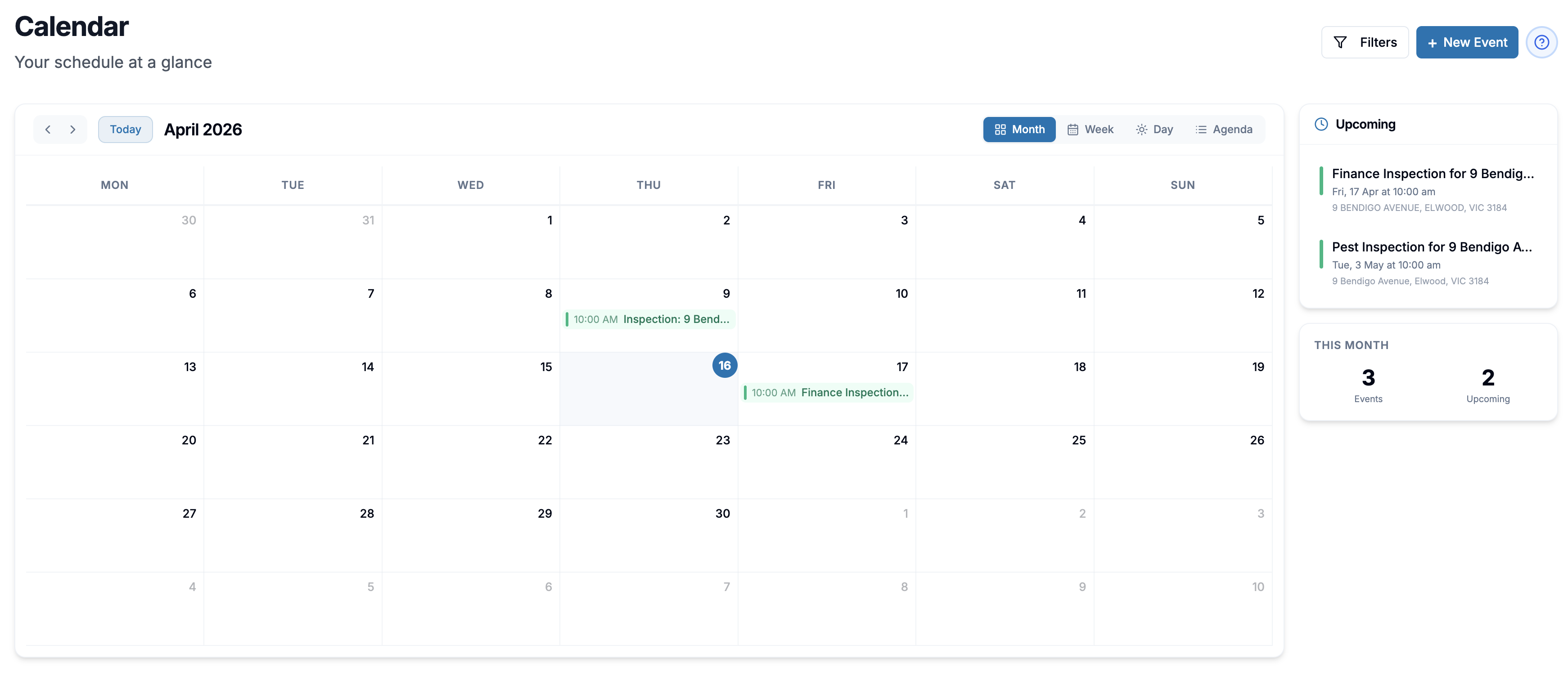 Calendar