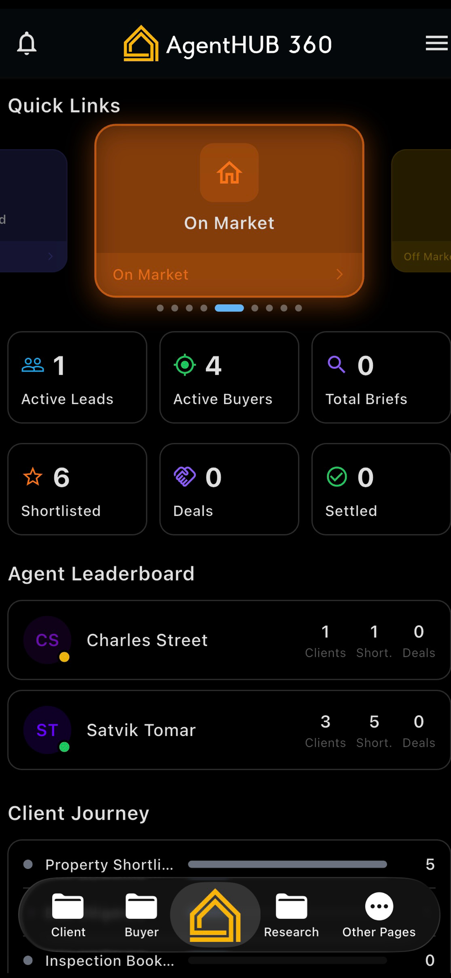 AgentHUB Mobile App